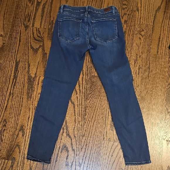 PAIGE Dark Blue Skinny Jeans - Picture 4 of 10